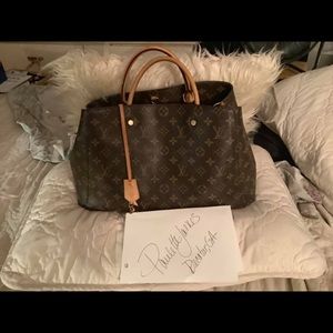 Authentic Louis Vuitton Montaigne GM